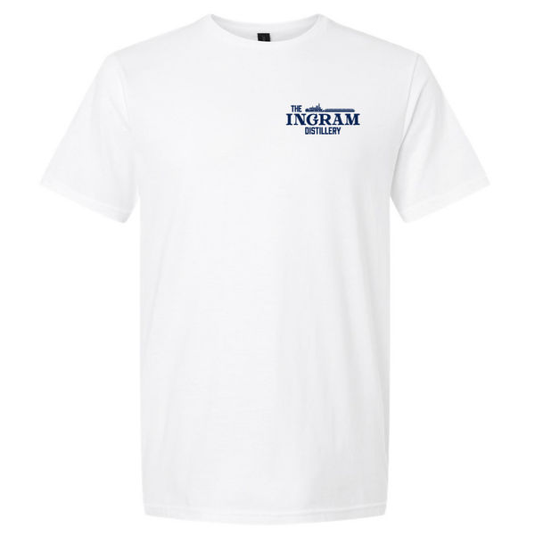 T.I.D. 'Floating Barrelhouse' White T-Shirt